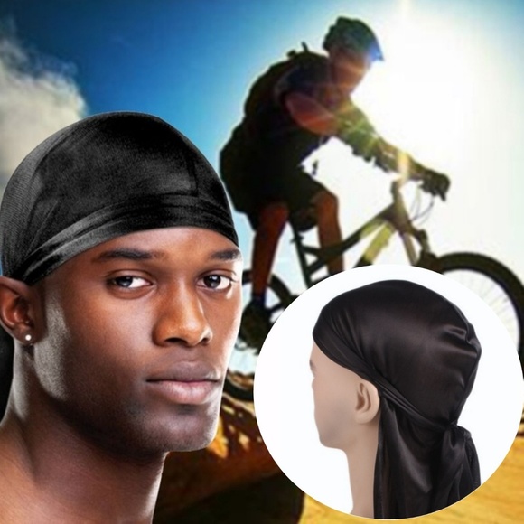 Black Doo Rag bundle (set of 6) - Picture 1 of 5